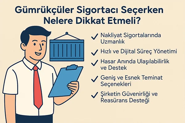 Gümrükçüler Sigortacı Seçerken Nelere Dikkat Etmeli?