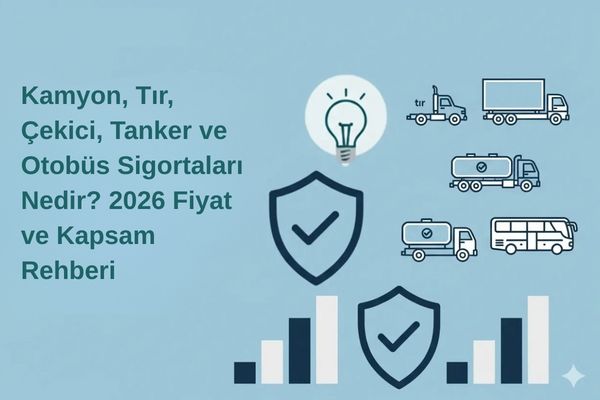 Kamyon, Tır, Çekici, Tanker ve Otobüs Sigortaları Nedir? 2026 Fiyat ve Kapsam Rehberi