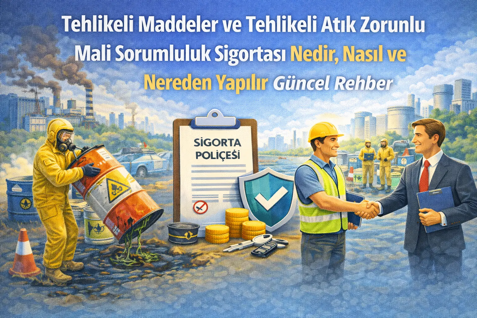 Tehlikeli Maddeler ve Tehlikeli Atık Zorunlu Mali Sorumluluk Sigortası Nedir, Nasıl ve Nereden Yapılır Güncel Rehber