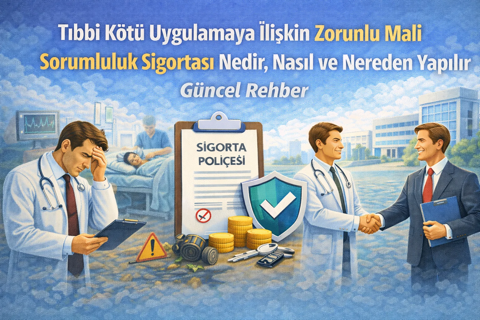Tıbbi Kötü Uygulamaya İlişkin Zorunlu Mali Sorumluluk Sigortası Nedir, Nasıl ve Nereden Yapılır Güncel Rehber