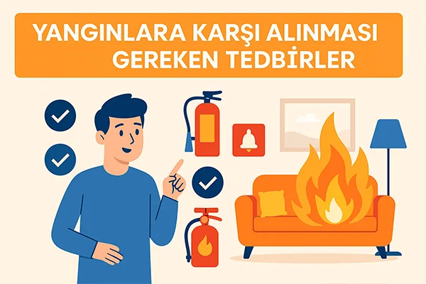  Yangınlara Karşı Alınması Gereken Tedbirler