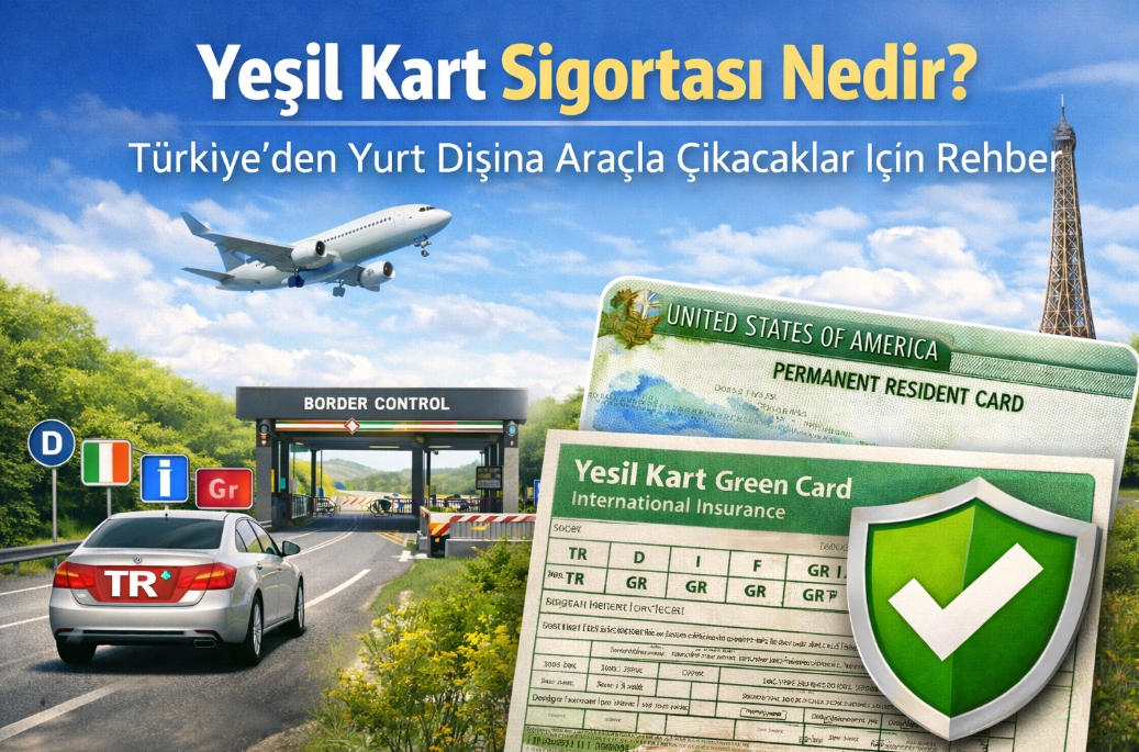 Yeşil Kart Sigortası Nedir Türkiye'den Yurt Dışına Araçla Çıkacaklar İçin Rehber